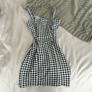 Gingham Bodycon Dress
